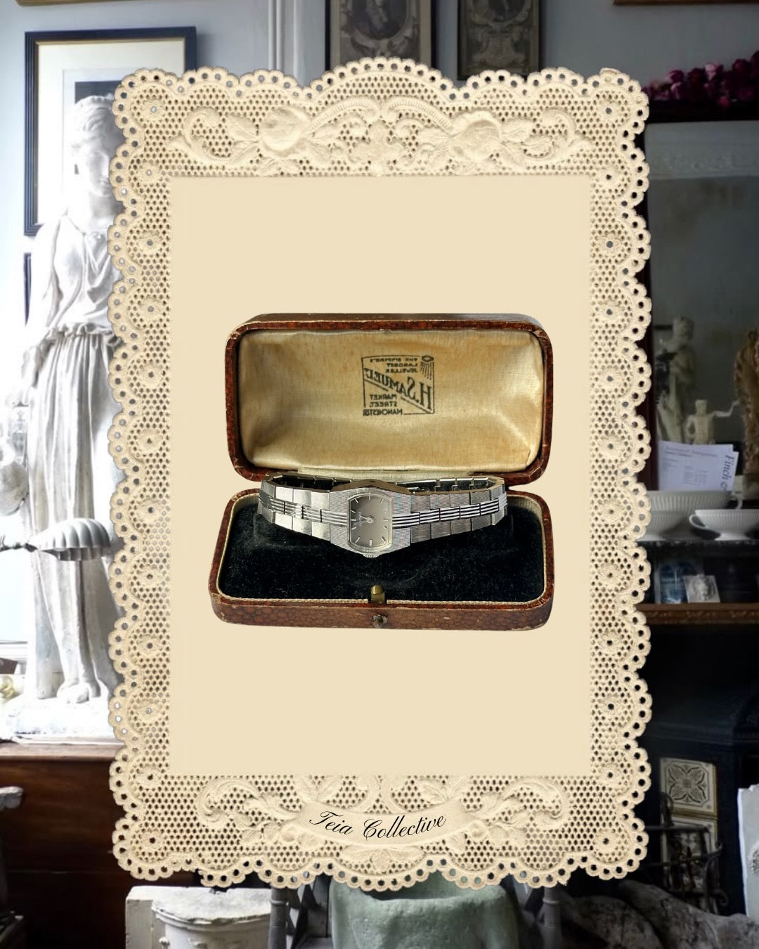 1970s Sekonda Grey Ombré Dial Stainless Steel Mechanical Watch