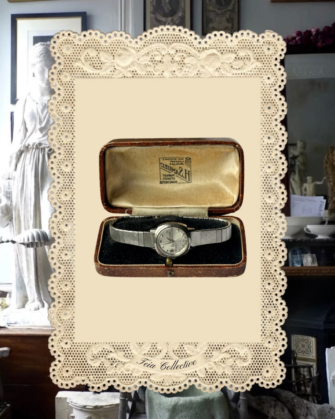 1970s Seiko Stainless Steel Automatic 21 Jewels Watch