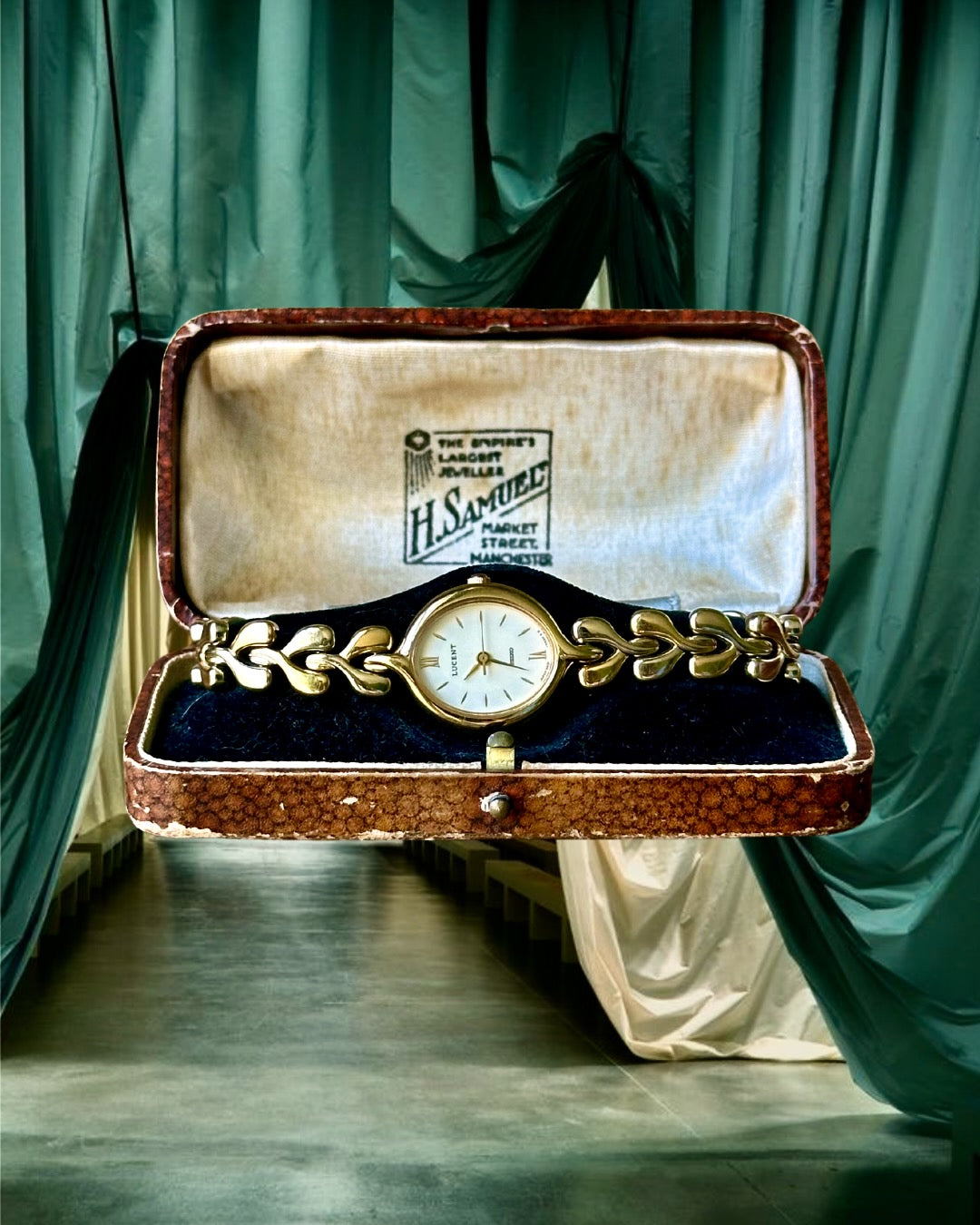 1980s Seiko Lucent gold-plated quartz watch