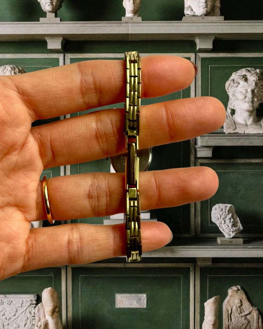 1960s Gladiator Slim Gold-Plated Mechanical Watch