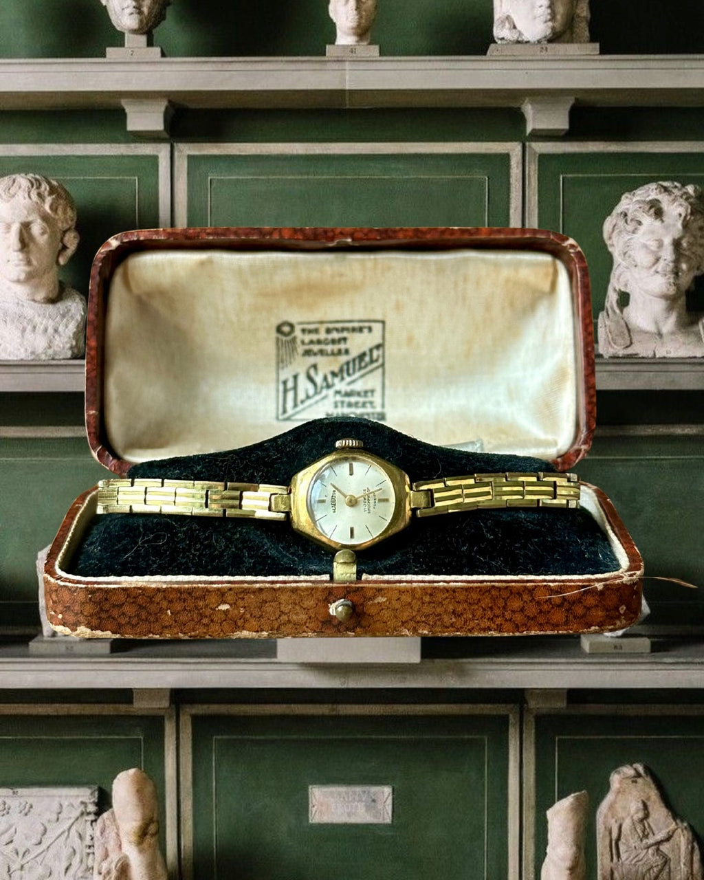 1960s Gladiator Slim Gold-Plated Mechanical Watch