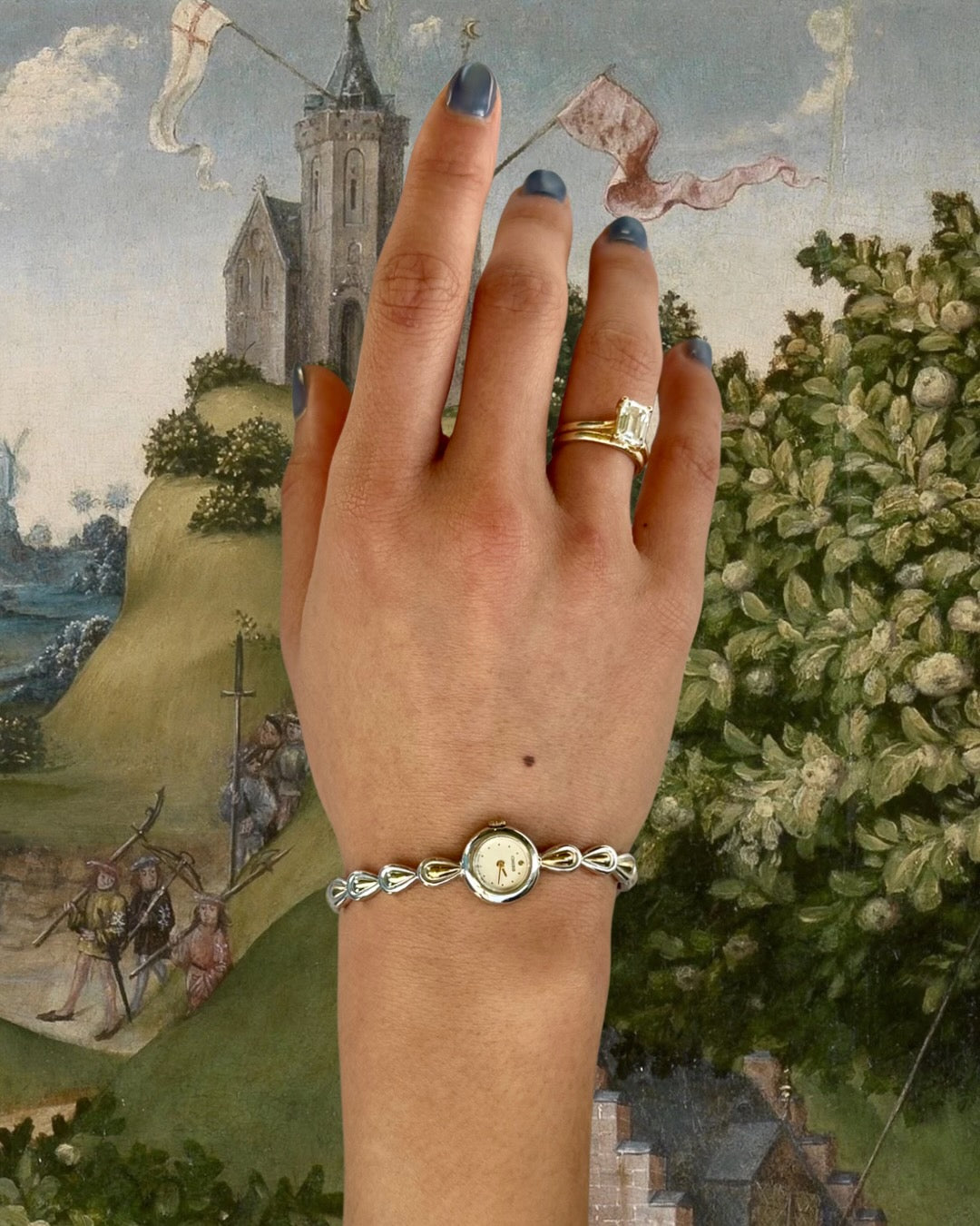 1980s Seiko Two-Tone Dainty Quartz Watch