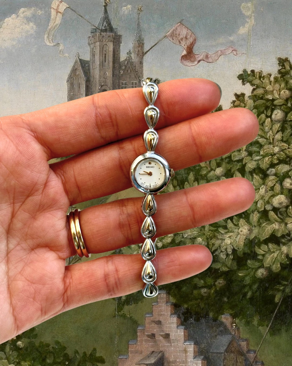 1980s Seiko Two-Tone Dainty Quartz Watch