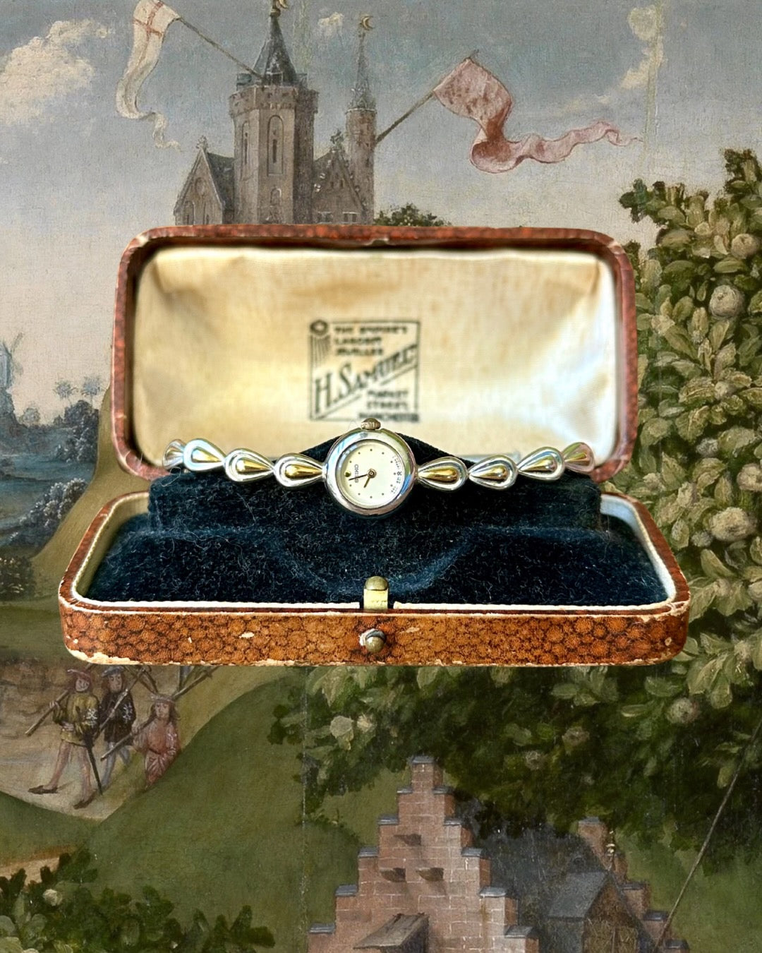 1980s Seiko Two-Tone Dainty Quartz Watch