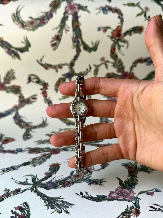 1980s Rojas two tone quartz watch