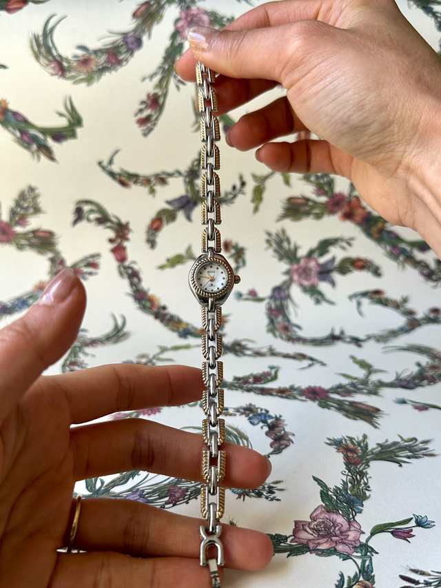 1980s Rojas two tone quartz watch