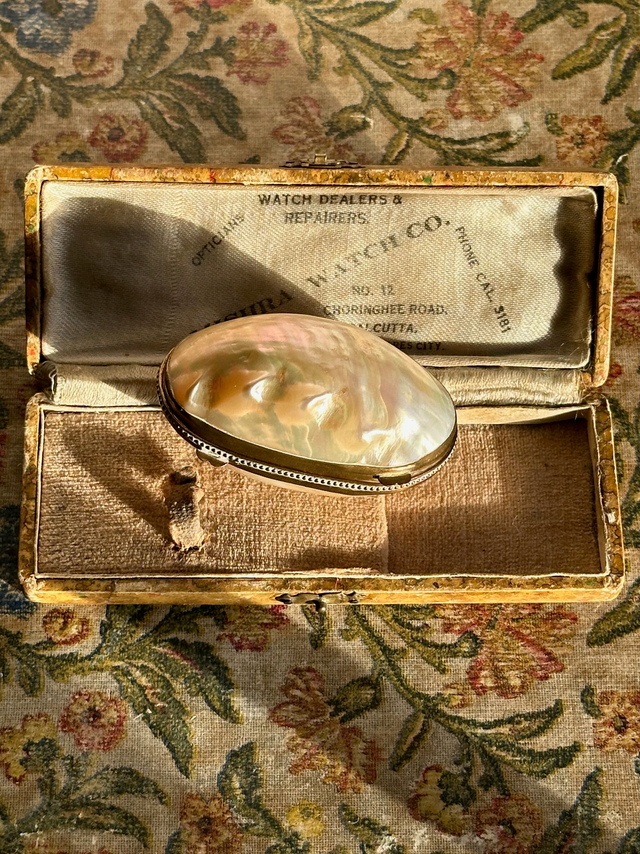 Antique Mother of Pearl Trinket