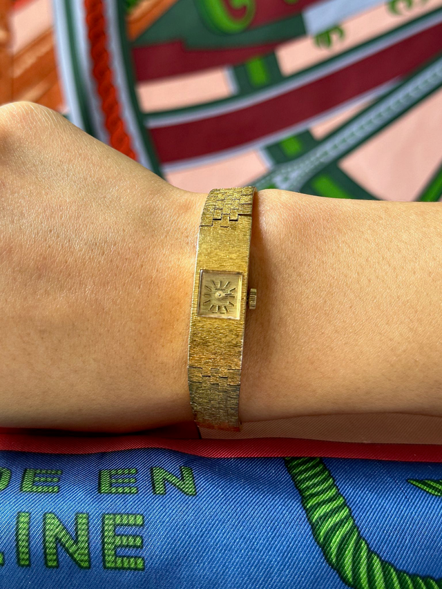 1970s Rotary gold-plated ribbon mechanical watch