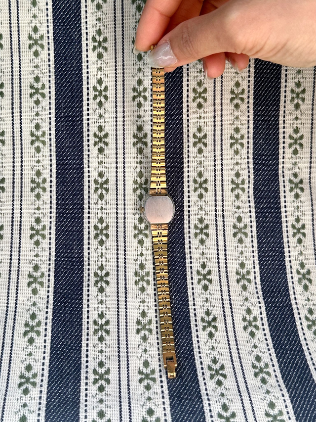 1970s Rotary textured gold-plated mechanical watch