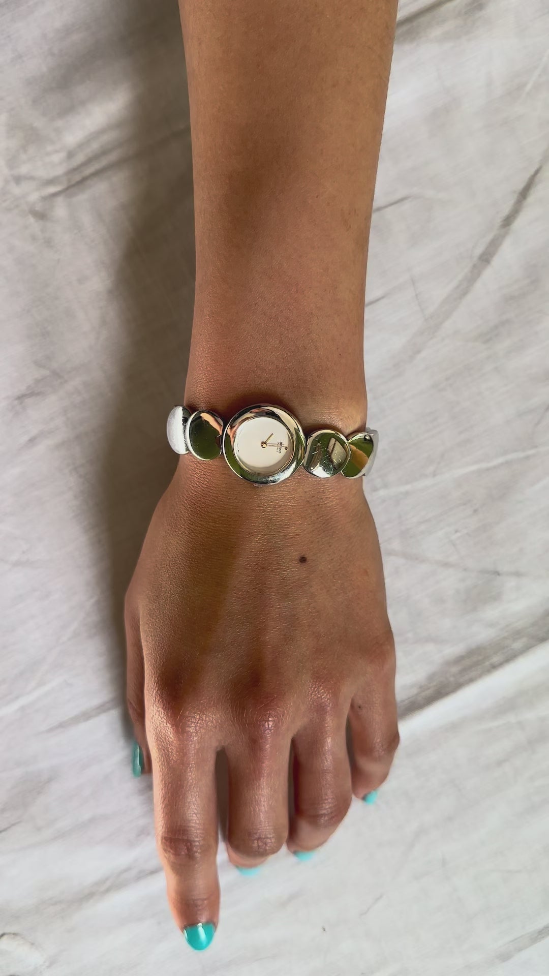 1980s Seiko mirror disc quartz watch