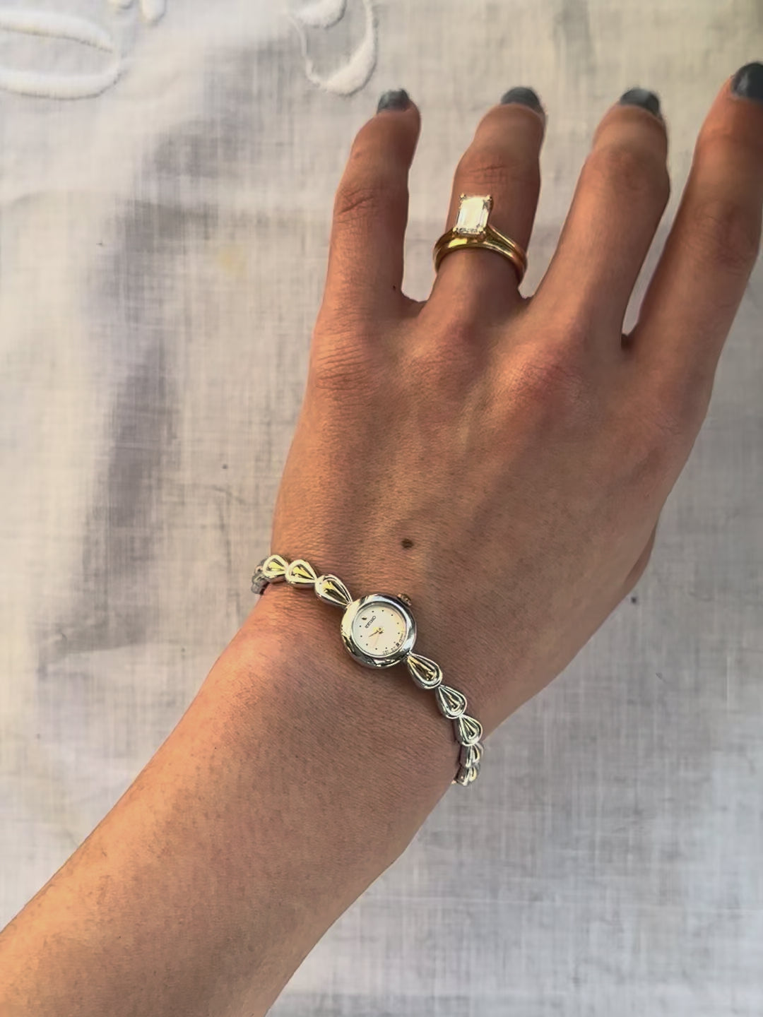 1980s Seiko Two-Tone Dainty Quartz Watch