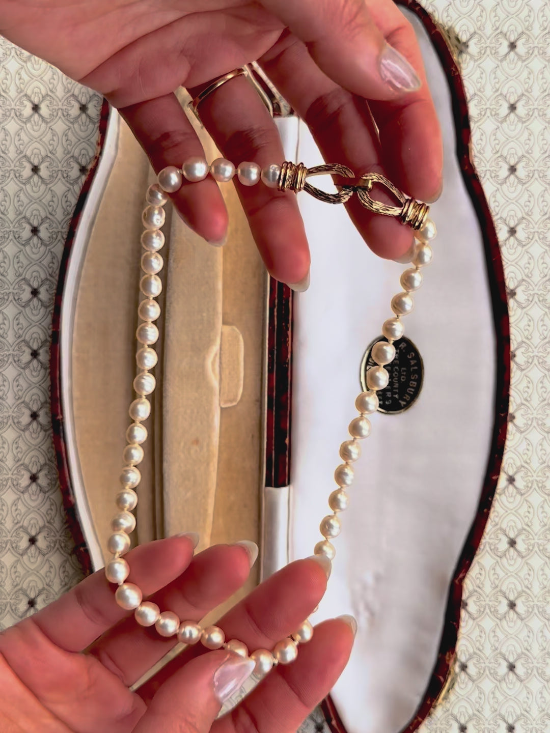 Vintage Genuine Pearl Necklace