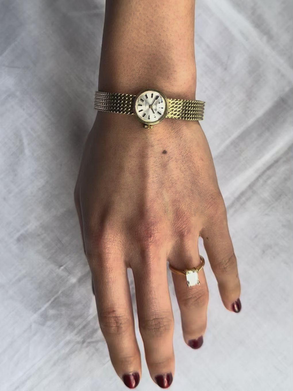 1970s Corvette Gold-Plated Mechanical Watch