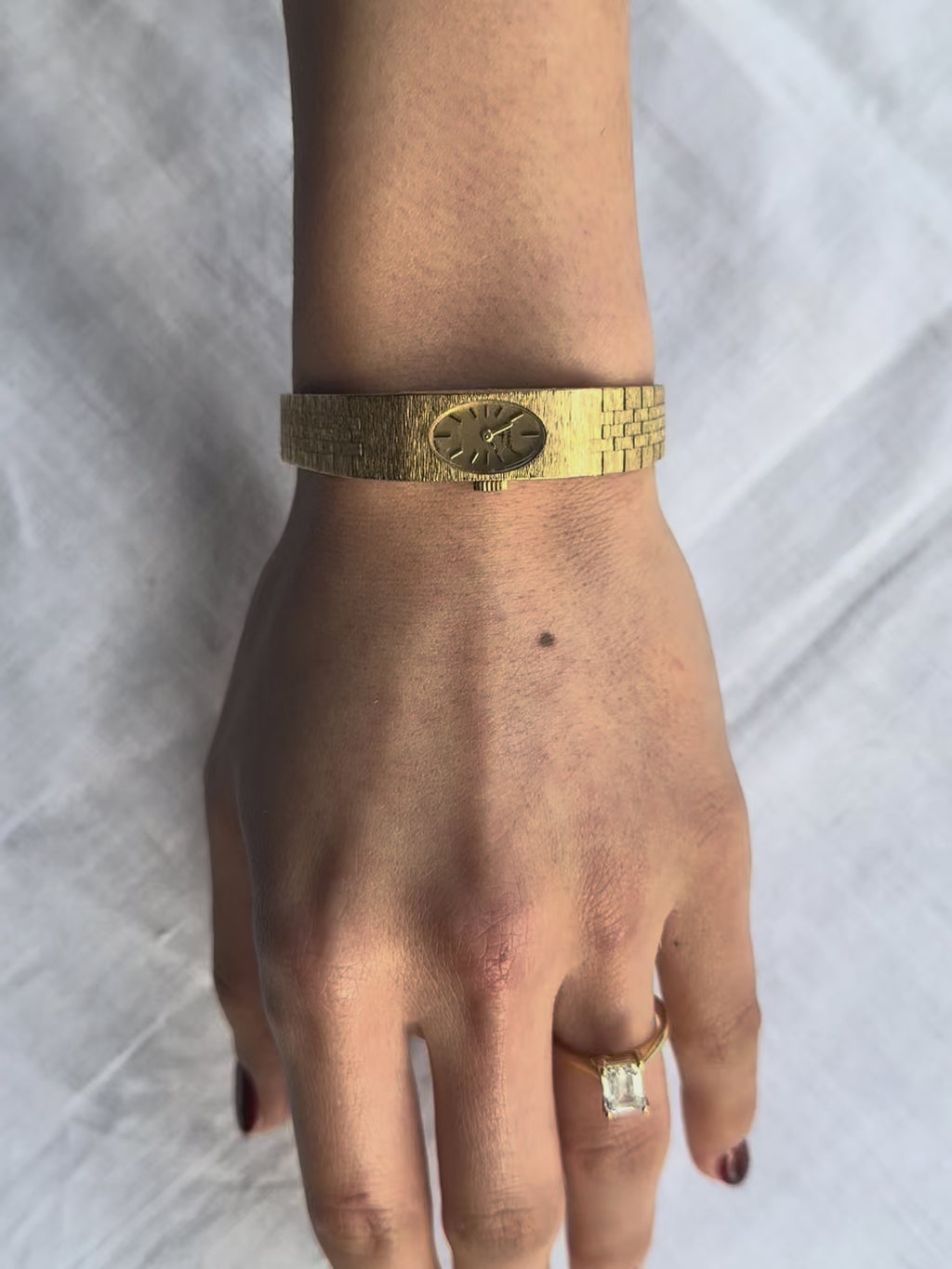 1970s Rotary Gold-Plated Mechanical Watch