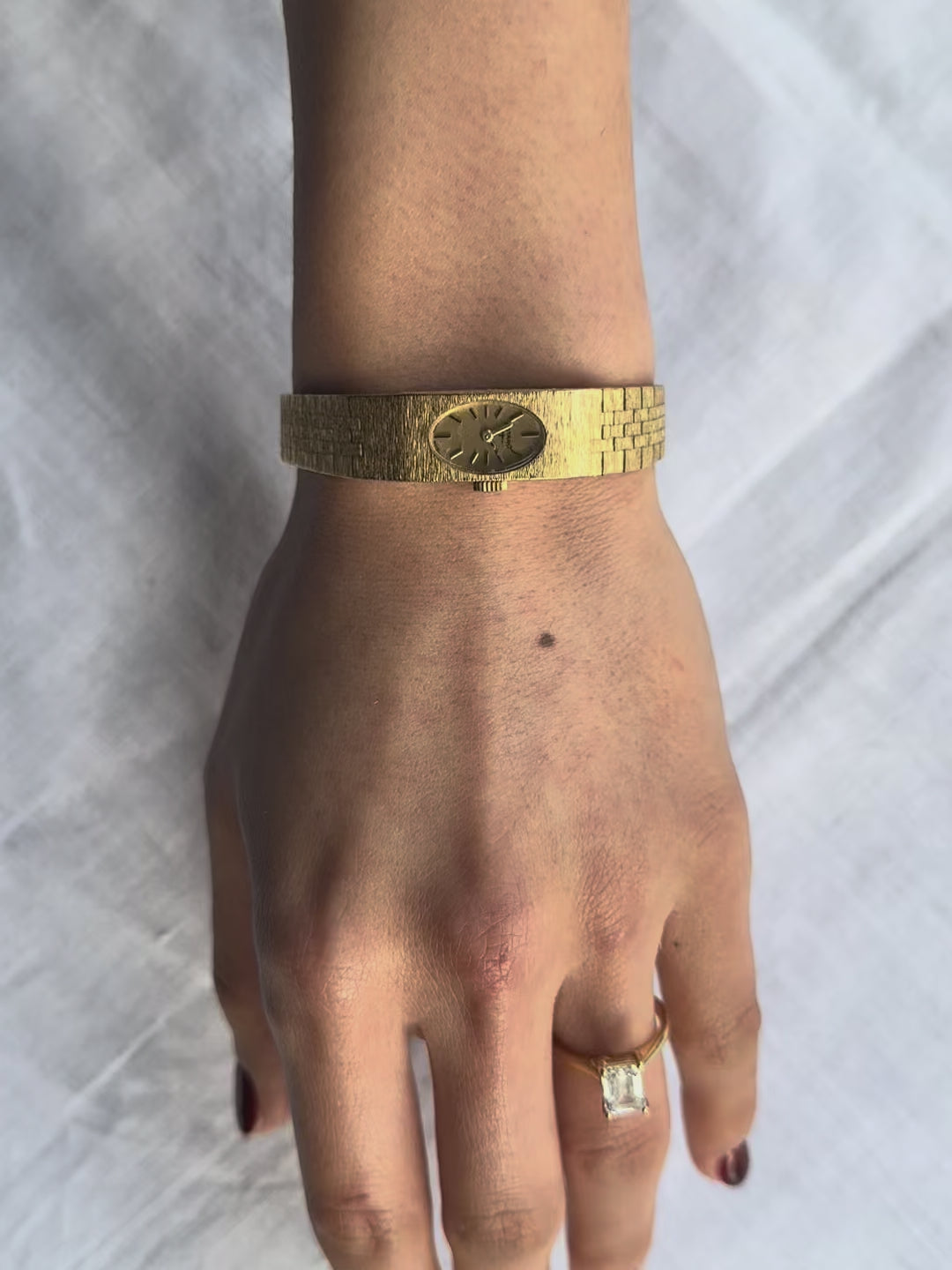 1970s Rotary Gold-Plated Mechanical Watch